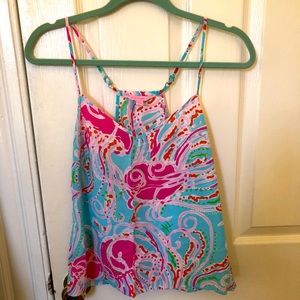 Lilly Pulitzer Dusk Top - 100% silk